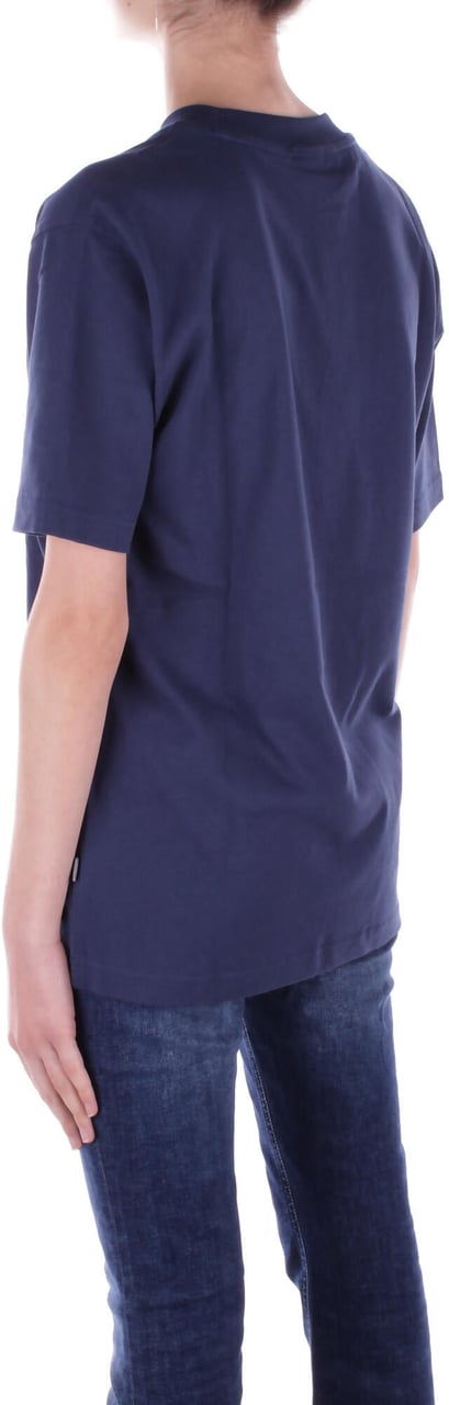 New Balance T-Shirts And Polos Blue Blauw