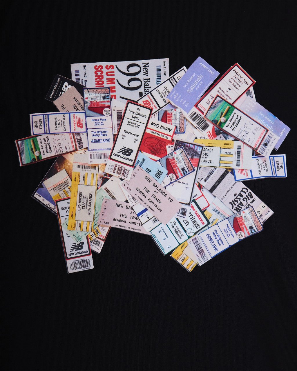 New Balance T-Shirts And Polos Black Zwart