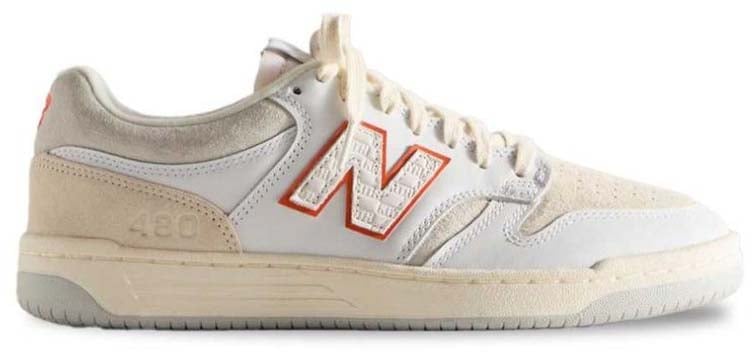 New Balance New Balance Numeric 480 Kith Madison Square Garden White Orange Wit