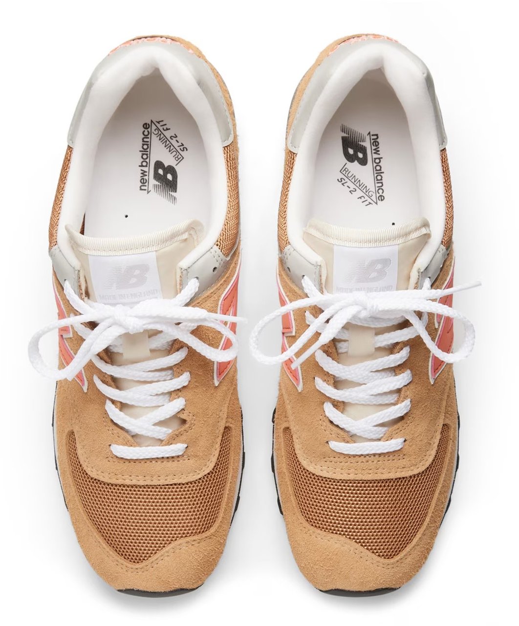 New Balance 576 Made In Uk Latte Sneakers Bruin