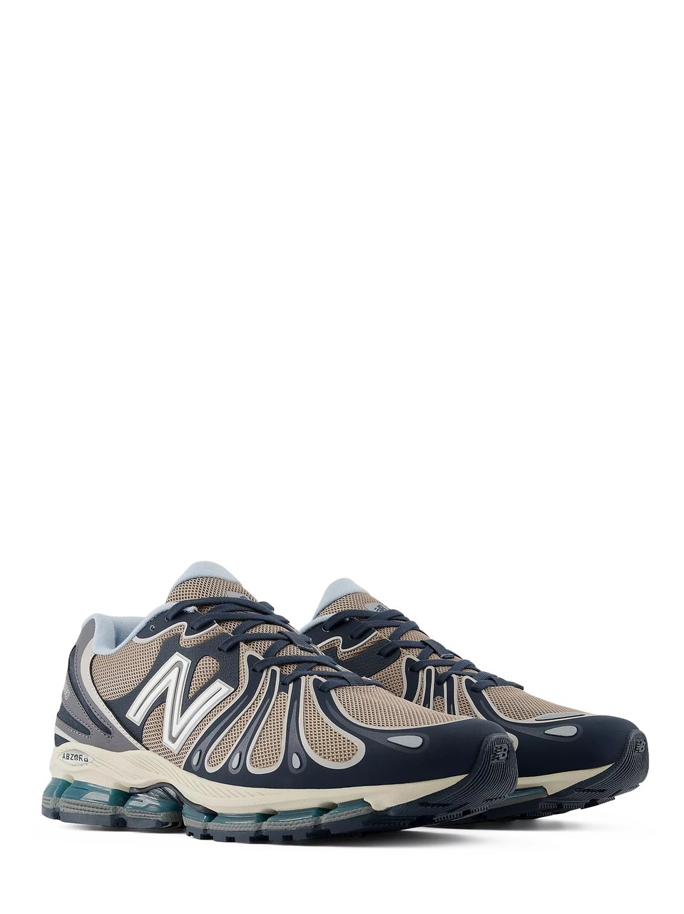 New Balance Sporty Sneakers with Breathable Mesh Upper Grijs