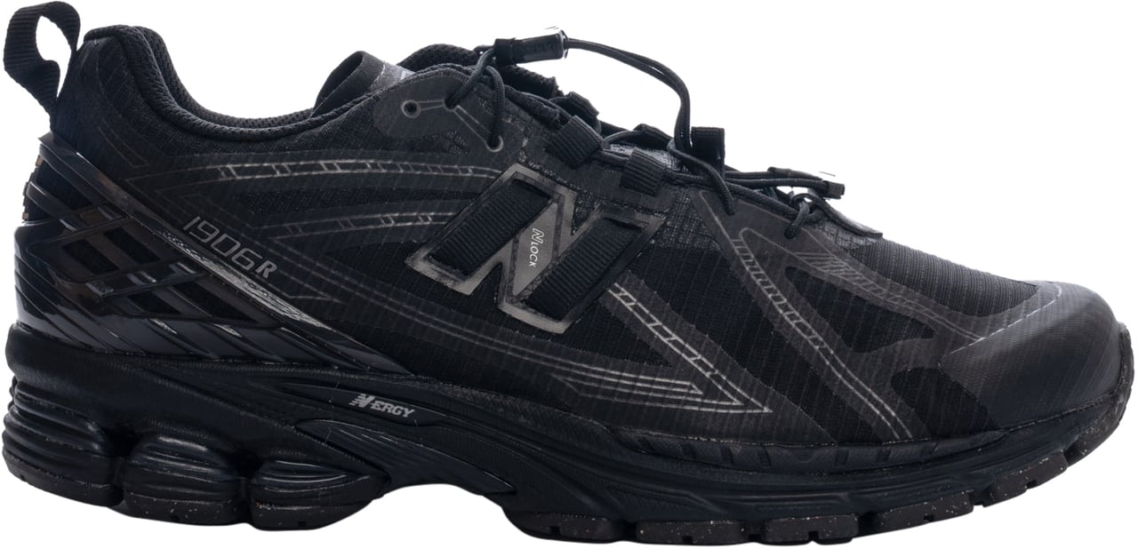 New Balance Sneakers Blacksilverlime Zwart