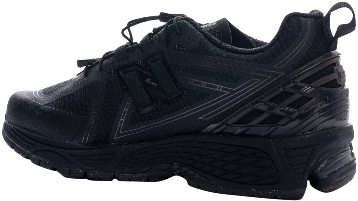 New Balance Sneakers Blacksilverlime Zwart