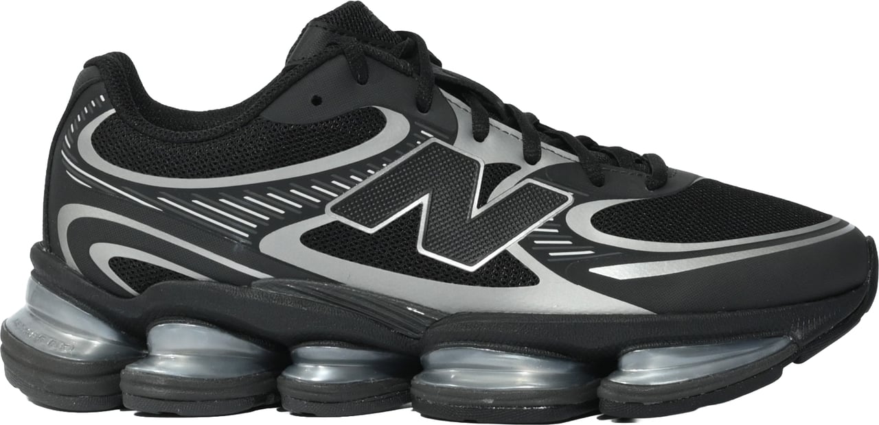 New Balance Sneakers Black/Silver Metallic Zwart