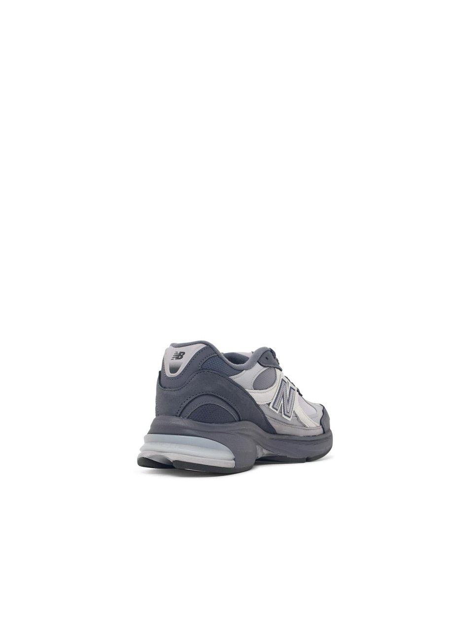 New Balance Lilac Mesh Blend Sneakers With Suede Accents And Iconic Emblem Grijs