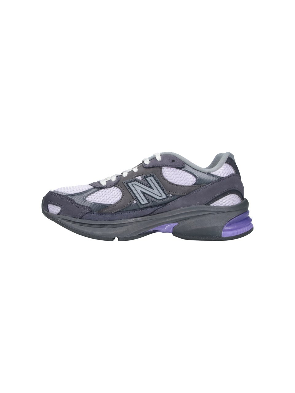 New Balance Grey 2010 Suede Contrast Detail Sneakers Grijs