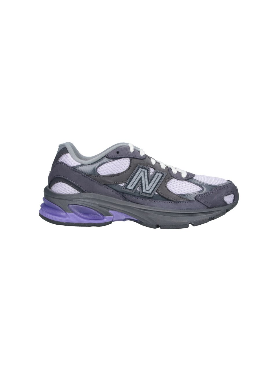 New Balance Grey 2010 Suede Contrast Detail Sneakers Grijs