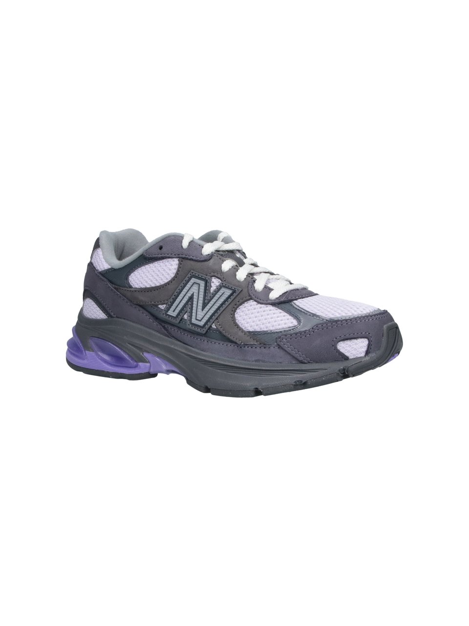 New Balance Grey 2010 Suede Contrast Detail Sneakers Grijs