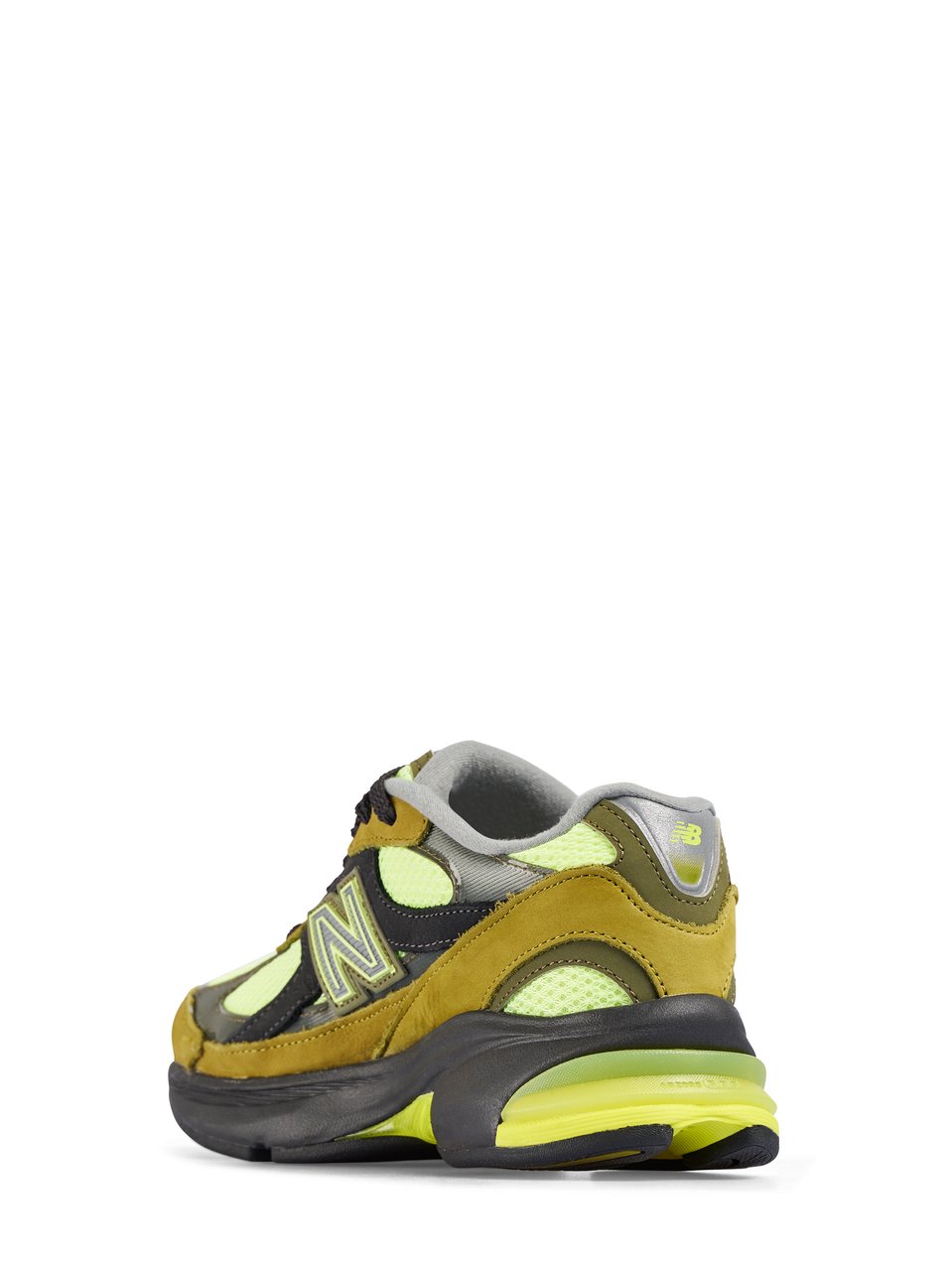 New Balance Dynamic Layered Sneakers with Chunky Sole Zwart