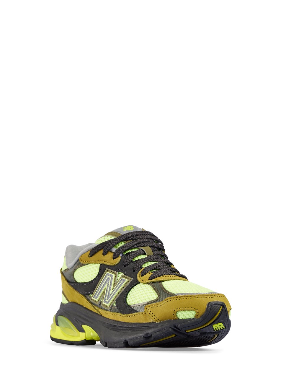 New Balance Dynamic Layered Sneakers with Chunky Sole Zwart