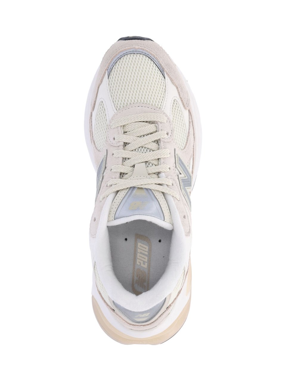 New Balance Beige 2010 Suede Mesh Sneakers Neutraal