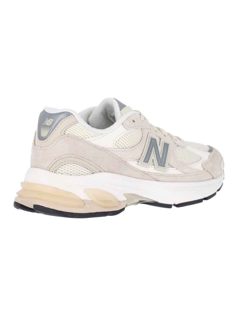 New Balance Beige 2010 Suede Mesh Sneakers Neutraal