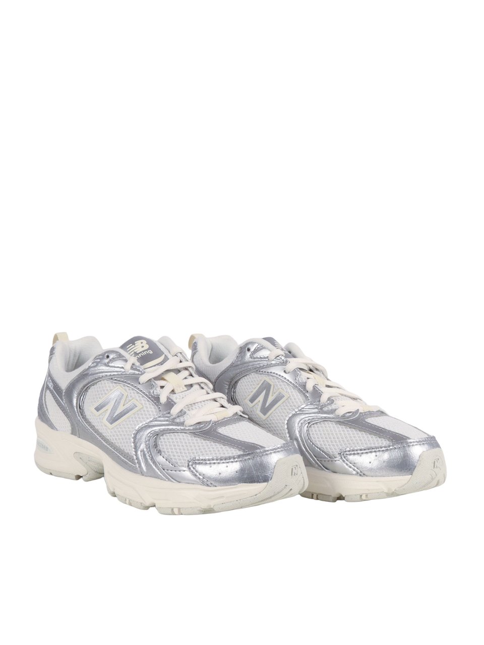 New Balance Silver Metallic Reflection 530 Sneakers Zilver