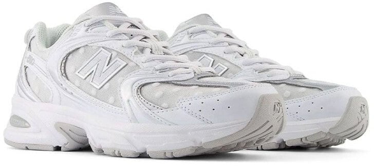 New Balance 530 Silver Metallic Polka Dots Divers