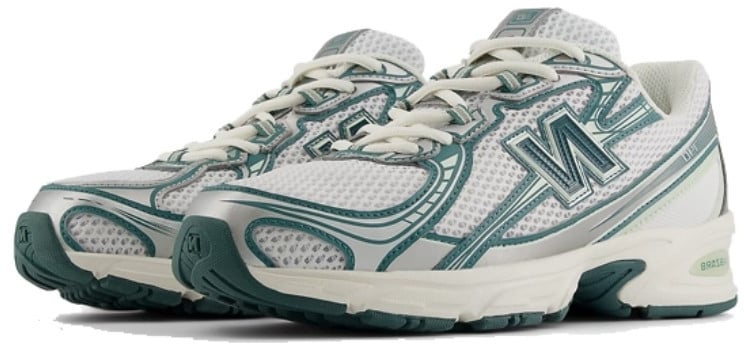 New Balance New Balance 740v2 White Marsh Green Wit