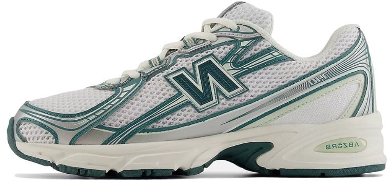 New Balance New Balance 740v2 White Marsh Green Wit