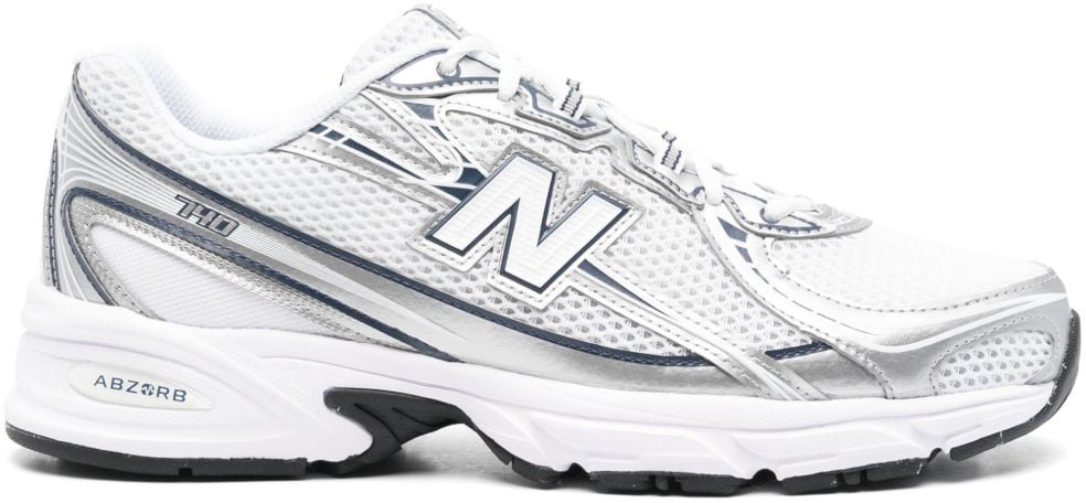 New Balance Sneakers Bianco Zilver