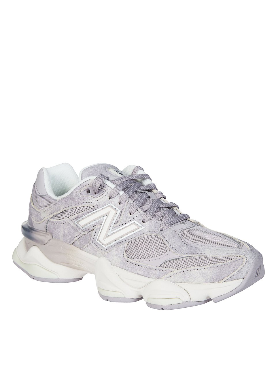 New Balance Grey Textured Sculpted Sole Sneakers Wit