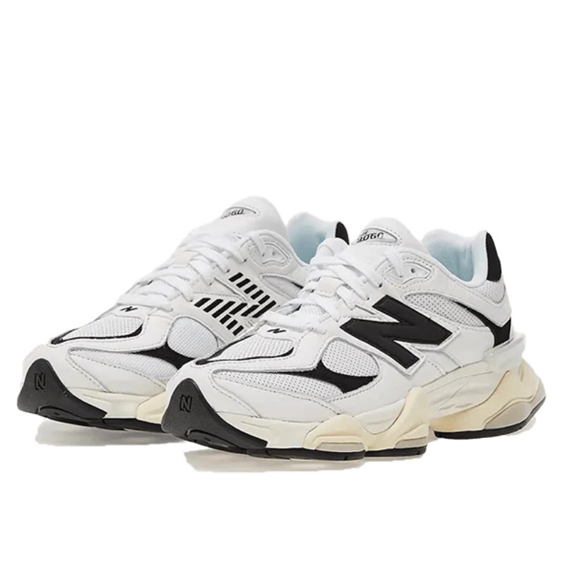 New Balance New Balance 9060 White Black Zwart
