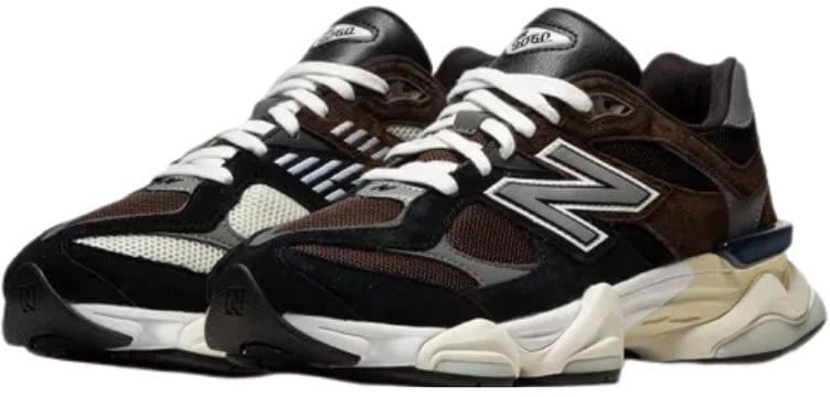 New Balance New Balance 9060 Dark Brown Zwart