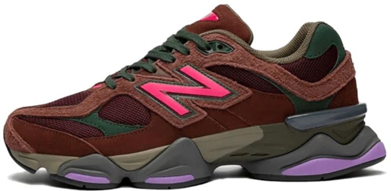 New Balance New Balance 9060 Rich Oak Burgundy Roze
