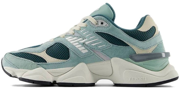 New Balance New Balance 9060 Green Cream Grijs