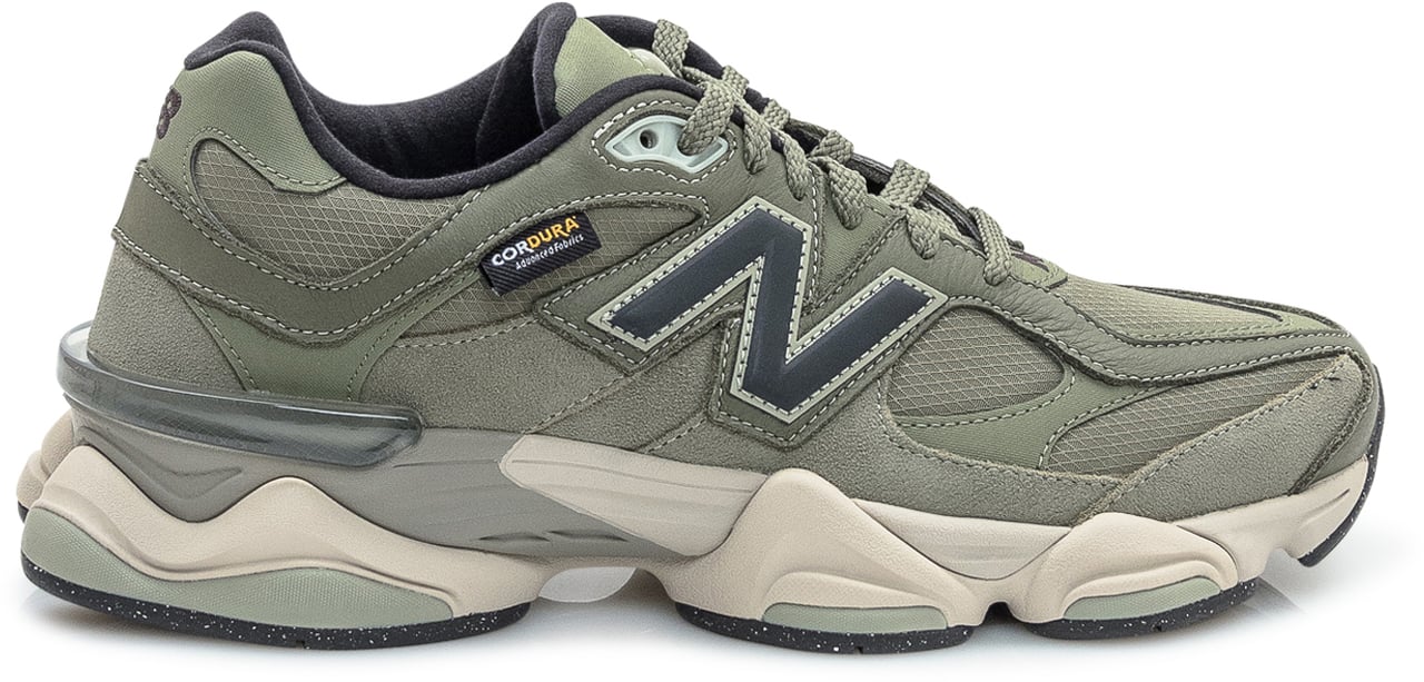 New Balance Sneakers New Balance 9060 Verde in Cordura e Suede Groen