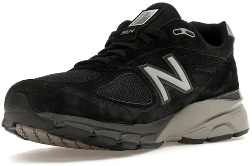 New Balance New Balance 990v4 MiUSA Black Silver Zwart