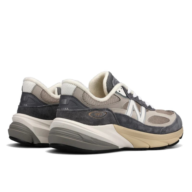 New Balance New Balance 990v6 MiUSA Teddy Santis Castlerock Moonrock Wit