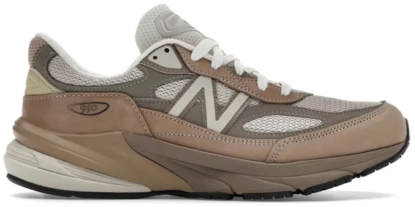 New Balance New Balance 990v6 MiUSA Driftwood Timberwolf Wit