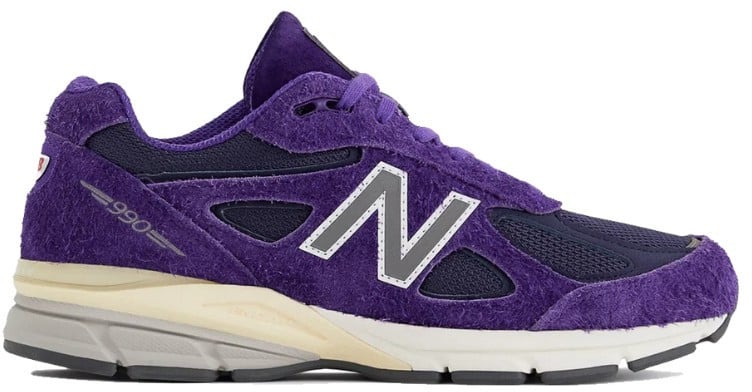 New Balance New Balance 990 V4 Purple Suede Paars