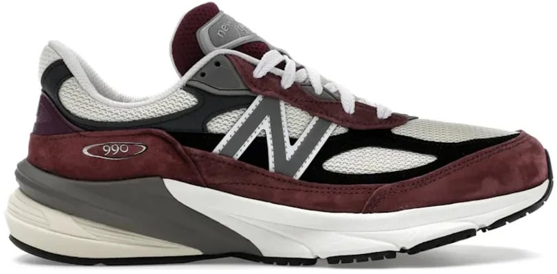 New Balance 990v6 MiUSA Dark Ember Afterglow Wit