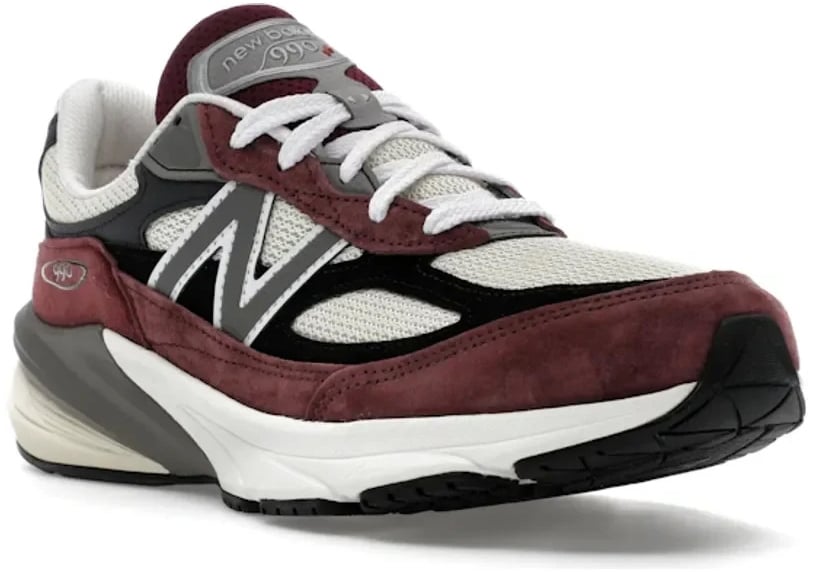 New Balance 990v6 MiUSA Dark Ember Afterglow Wit