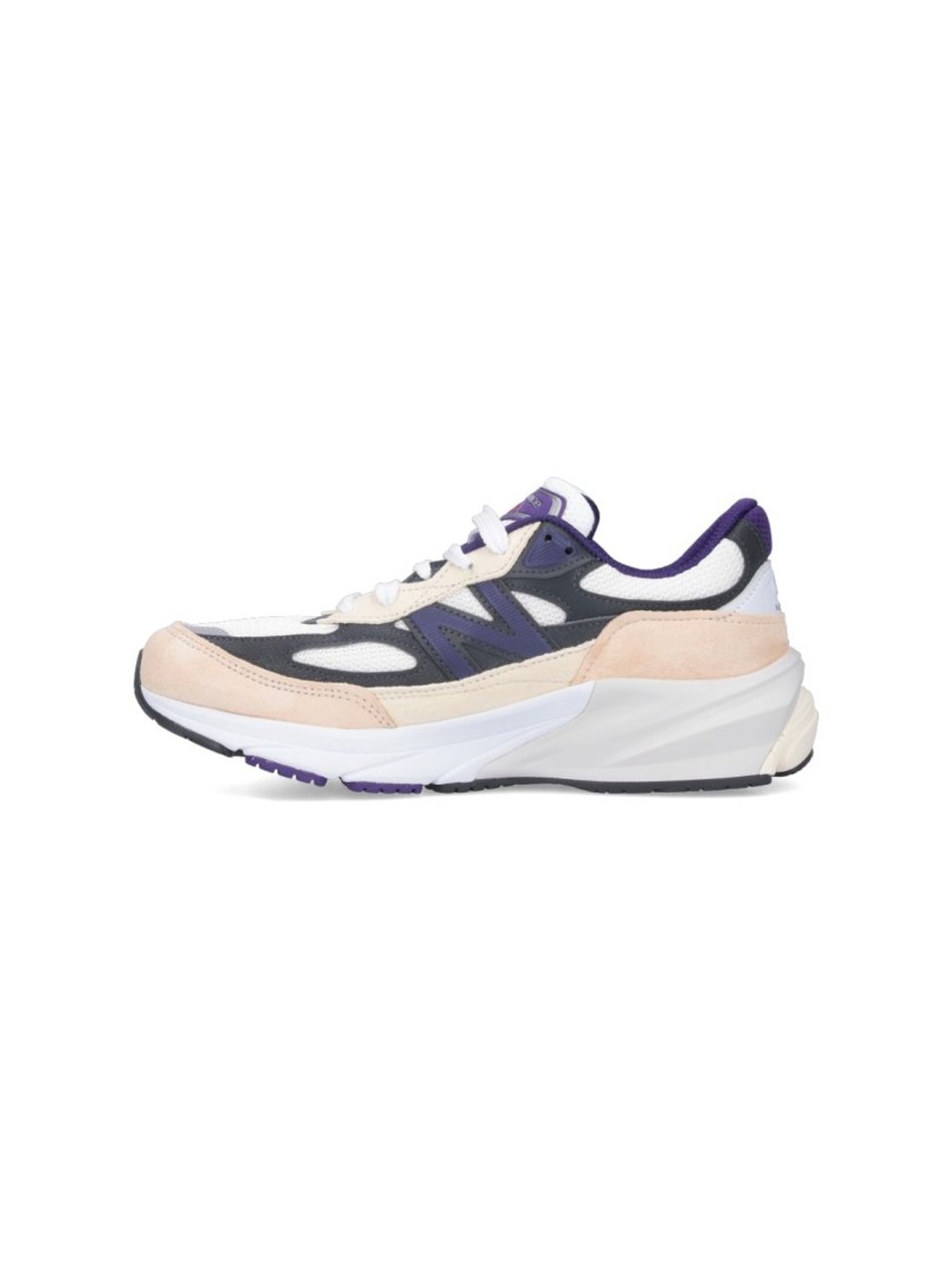 New Balance 990V6 Sneakers In Suede And Multicolor Mesh Divers