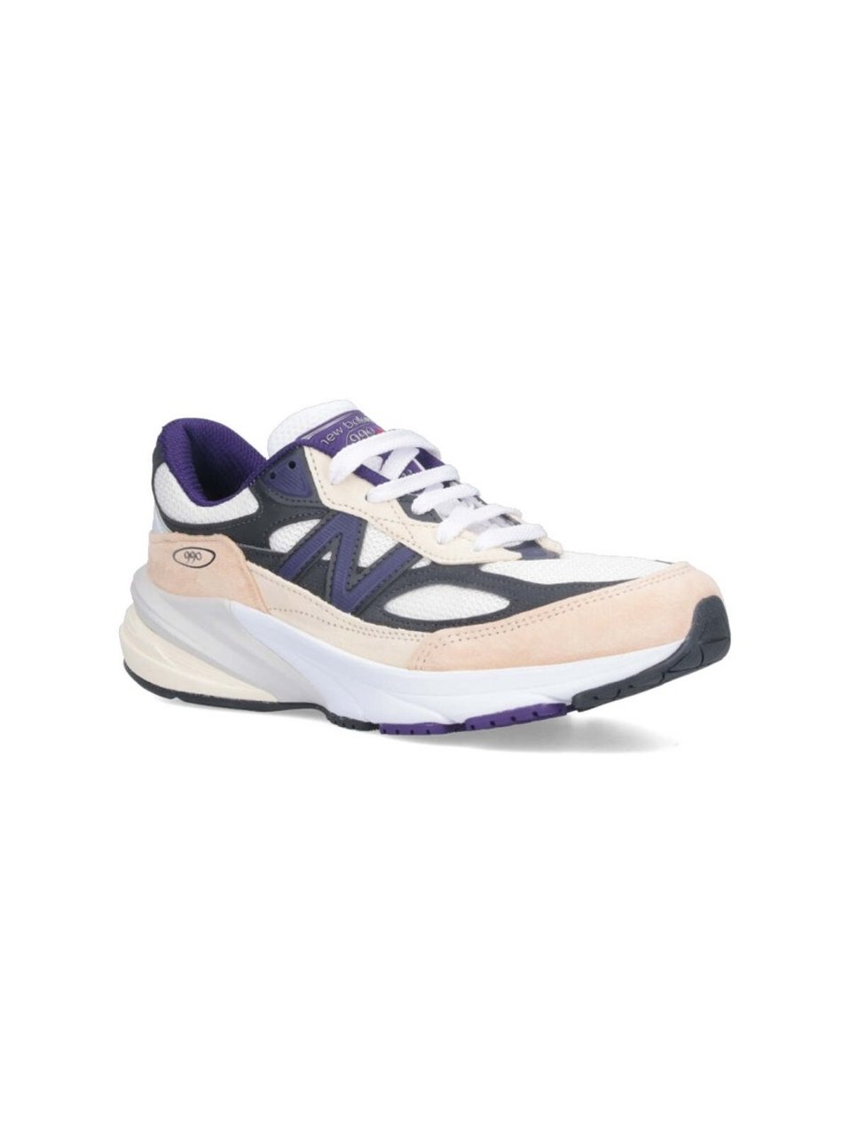 New Balance 990V6 Sneakers In Suede And Multicolor Mesh Divers