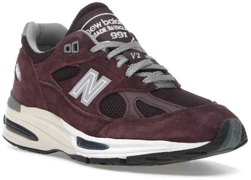 New Balance New Balance 991v2 MiUK Catawba Grape Wit