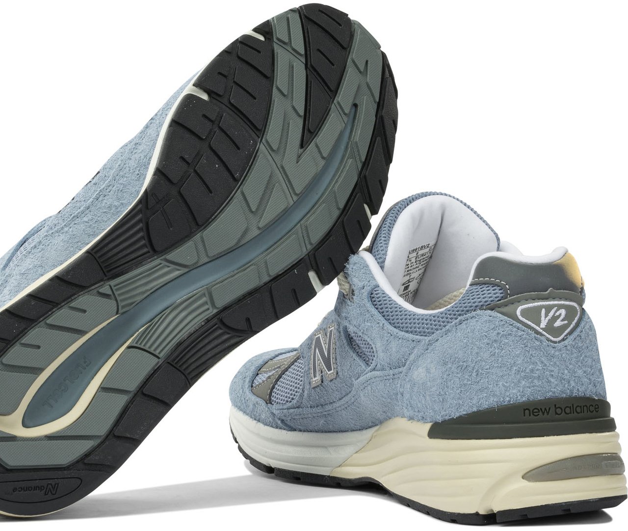 New Balance "991v2 Grounded Pastels" Sneakers Blauw