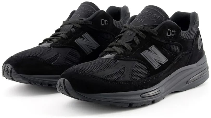 New Balance New Balance 991v2 MiUK Black Grey Zwart