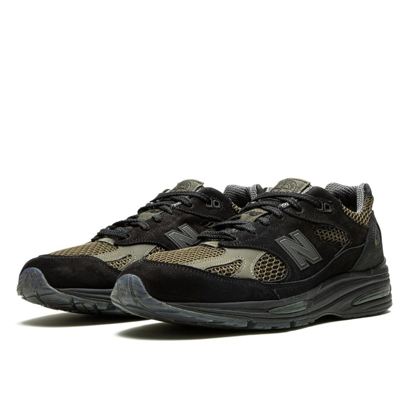 New Balance New Balance 991v2 MiUK Stone Island Black Zwart