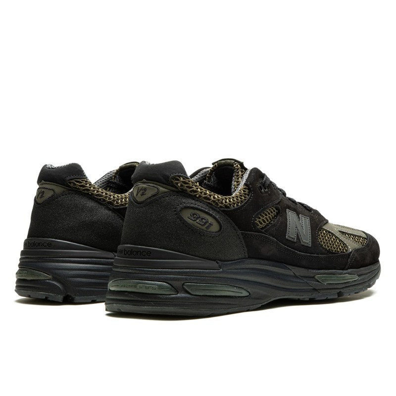 New Balance New Balance 991v2 MiUK Stone Island Black Zwart