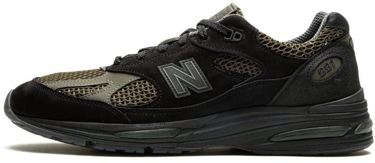 New Balance New Balance 991v2 MiUK Stone Island Black Zwart