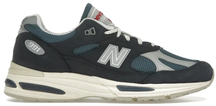 New Balance New Balance 991v2 MiUK Vintage Navy Wit