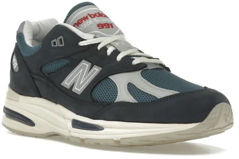 New Balance New Balance 991v2 MiUK Vintage Navy Wit