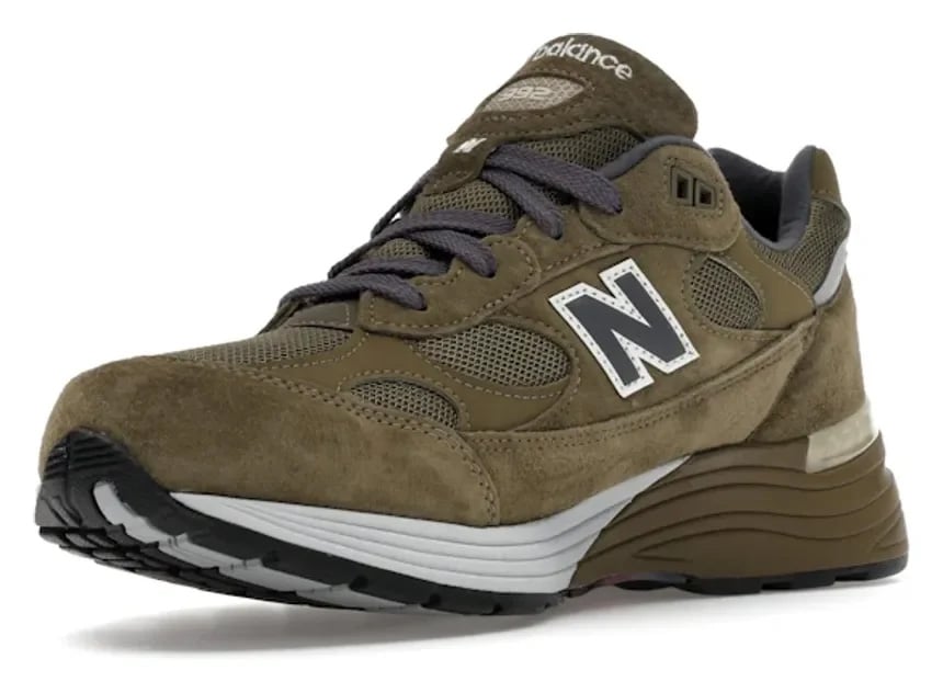 New Balance New Balance 992 MiUSA Dark Camo Groen