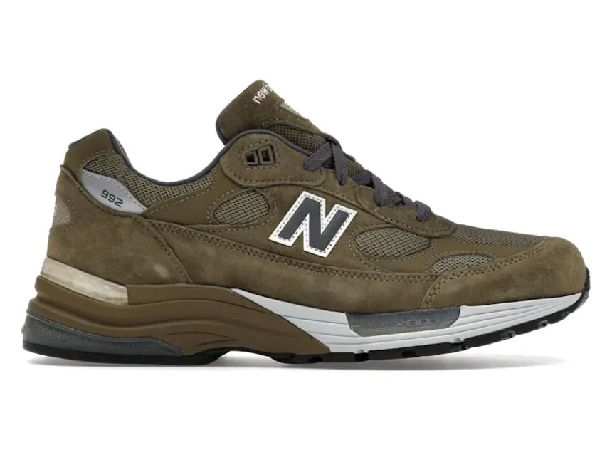 New Balance New Balance 992 MiUSA Dark Camo Groen