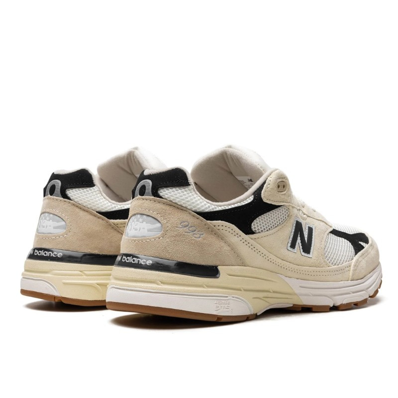 New Balance New Balance 993 MiUSA Teddy Santis Sea Salt Black Wit