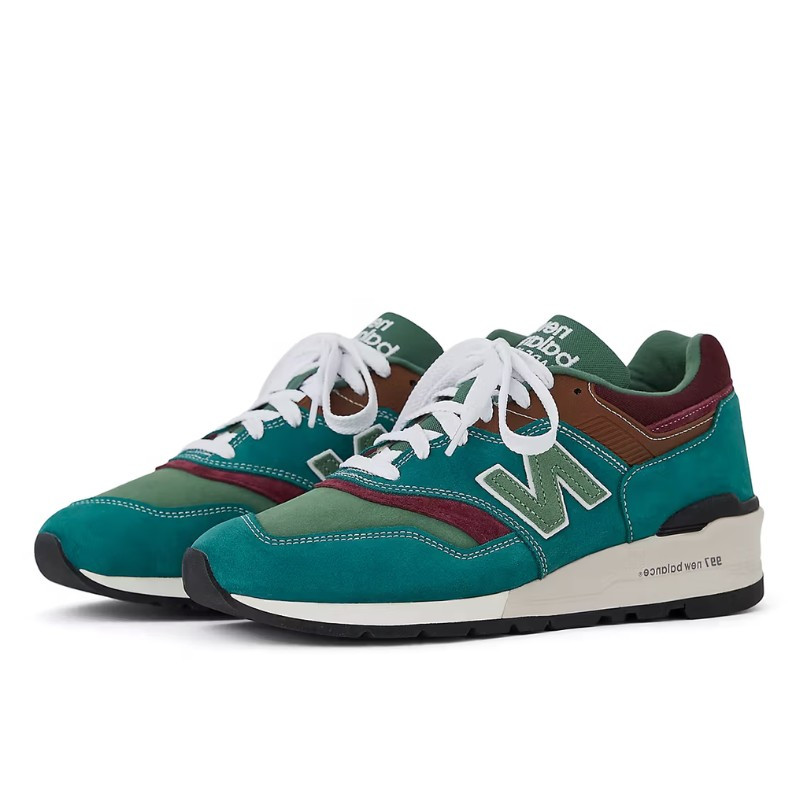 New Balance New Balance 997 MiUSA Vintage Teal Jade Wit