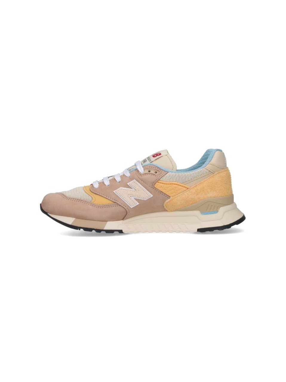 New Balance Suede And Mesh Sneakers With Signature Logo Detail Divers