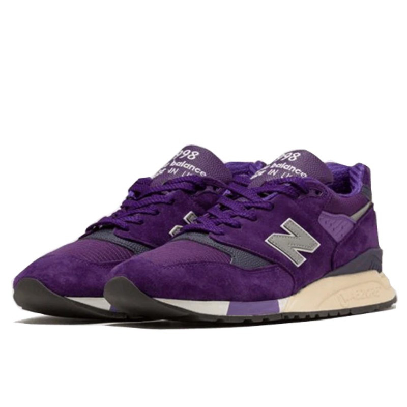 New Balance New Balance 998 Made In USA Plum Purple Grijs