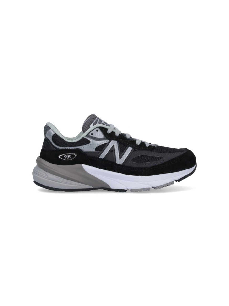 New Balance Sneakers "990V6" In Black Mesh Zwart